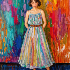 版画 のおすすめ作品・人気作家 人物 女性 カラフル 印象派 Impressionist Dolls-20250606-b インテリア絵画 アート