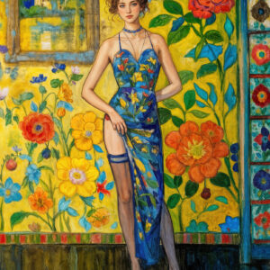 版画 のおすすめ作品・人気作家 人物 女性 カラフル 印象派 Impressionist Dolls-20250606-c インテリア絵画 アート