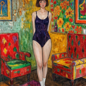 版画 のおすすめ作品・人気作家 人物 女性 カラフル 印象派 Impressionist Dolls-20250606-d インテリア絵画 アート