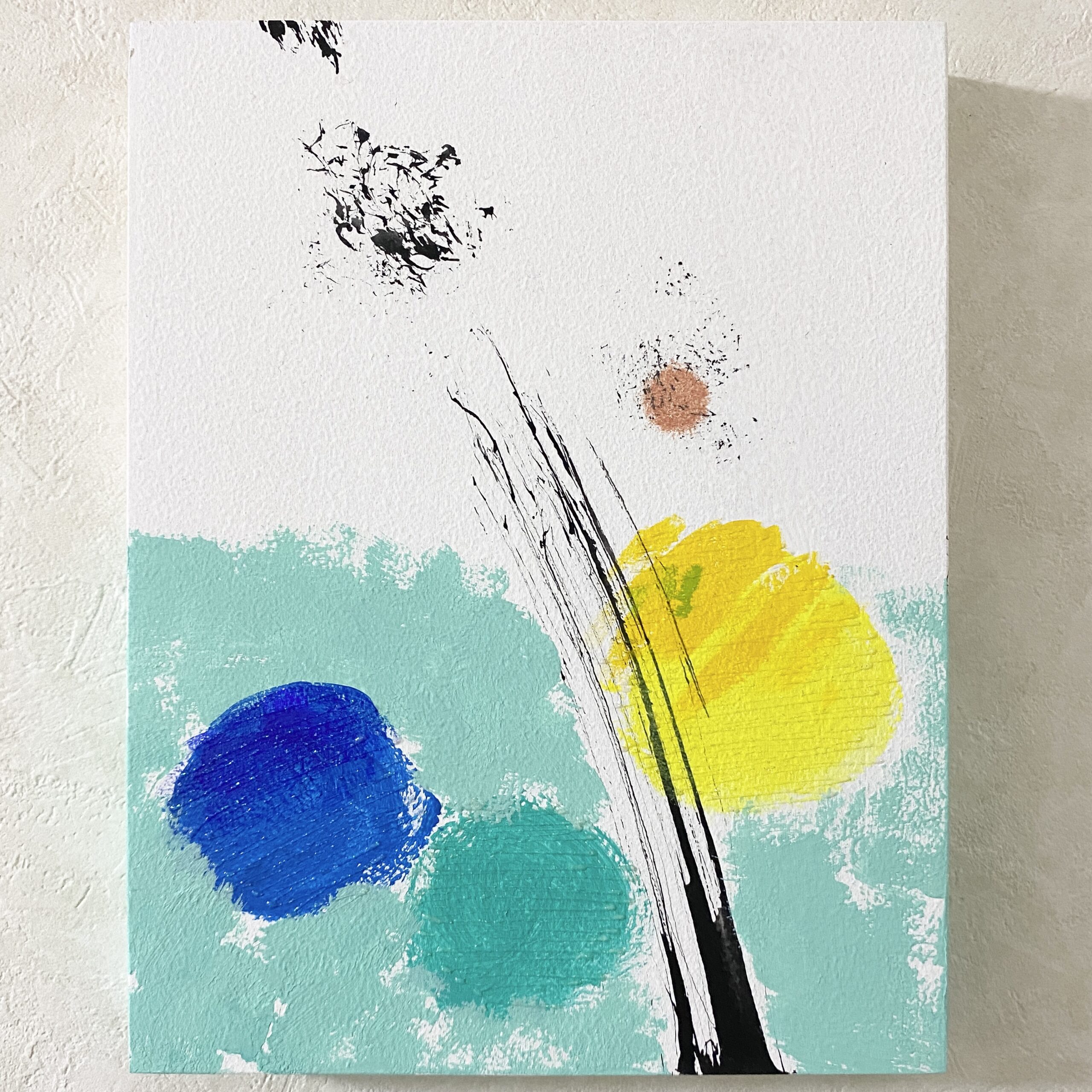 アクリル画　絵画　インテリア　現代アート アクリル画 絵画 現代アート インテリア A-50/24】動物画 クラゲ