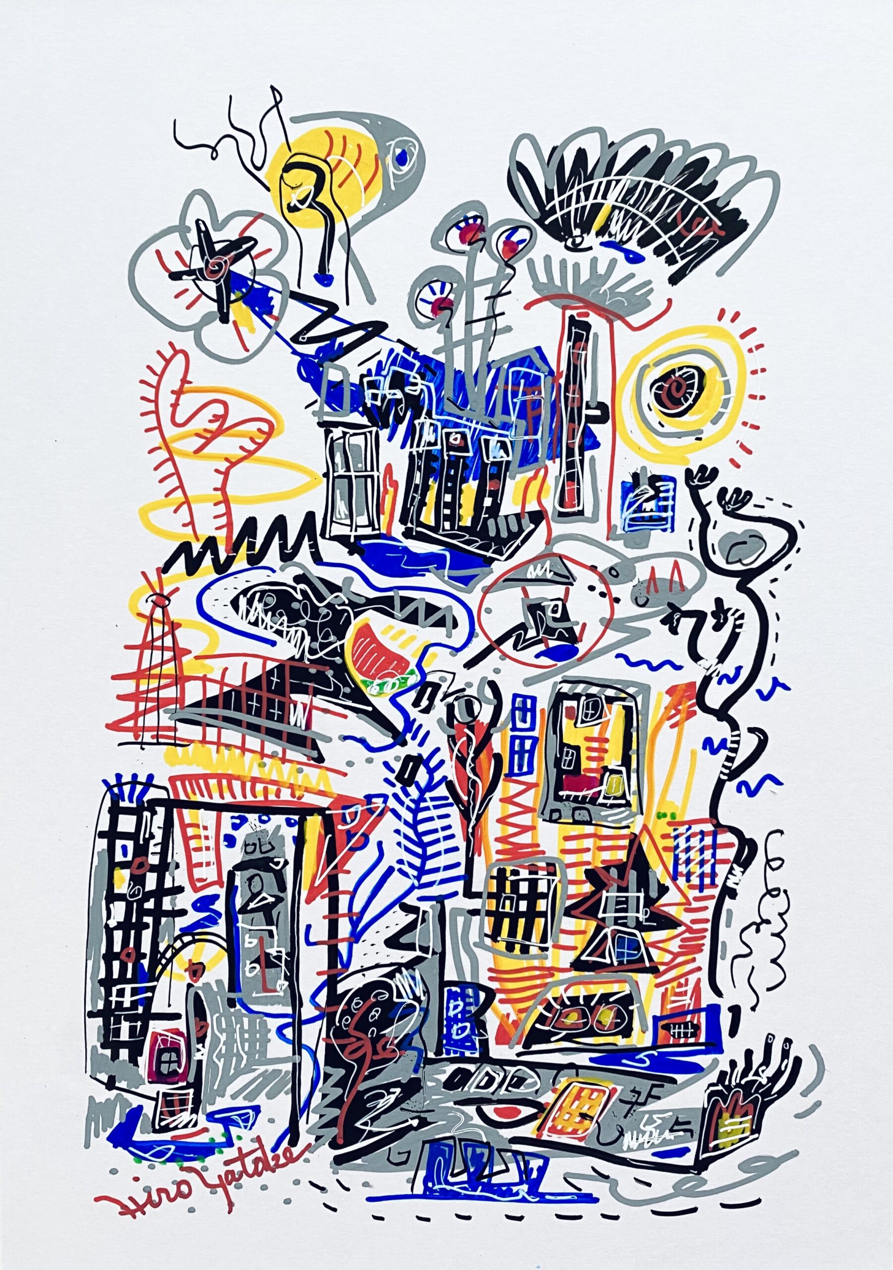 Urban Echoes AF-2 | ヒロ・ヤタベ ｜インテリア絵画 アートの