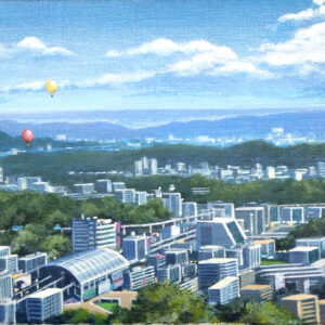 アクリル画 のおすすめ作品・人気作家 アクリル SF 未来都市 風景 未来都市　00 インテリア絵画 アート