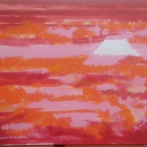 アクリル画 のおすすめ作品・人気作家 紅富士アクリル 紅富士 インテリア絵画 アート