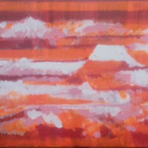 アクリル画 のおすすめ作品・人気作家 紅富士アクリル 紅富士 インテリア絵画 アート