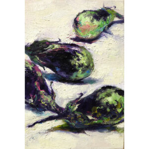 油絵 のおすすめ作品・人気作家 eggplant なす ナス 茄子 野菜 なす インテリア絵画 アート