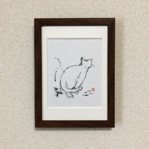 絵画 のおすすめ作品・人気作家 猫 スケッチ 墨絵 スケッチ｜のぞく インテリア絵画 アート