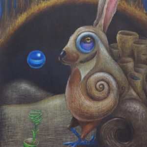 絵画 のおすすめ作品・人気作家 動物 うさぎ ファンタジー 不思議 幻想 生き物 共鳴するウサギ インテリア絵画 アート