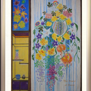 パステル画 のおすすめ作品・人気作家 グラン・ブーケ　オディロン　ルドン　花　あやめ　白百合　百合　パステル　ジクレー版画　茶道具　エミールガレ　ガラス工芸 グラン・ブーケ　2025年バージョン A3 インテリア絵画 アート