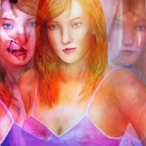 版画 のおすすめ作品・人気作家 人物 女性 青い瞳1/5(幻824) インテリア絵画 アート