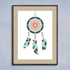 デジタルイラスト のおすすめ作品・人気作家 黒 カラフル デジタルアート 切り絵 夢 幾何学 羽根 貼り絵 青 呼夢叶夢 1 インテリア絵画 アート