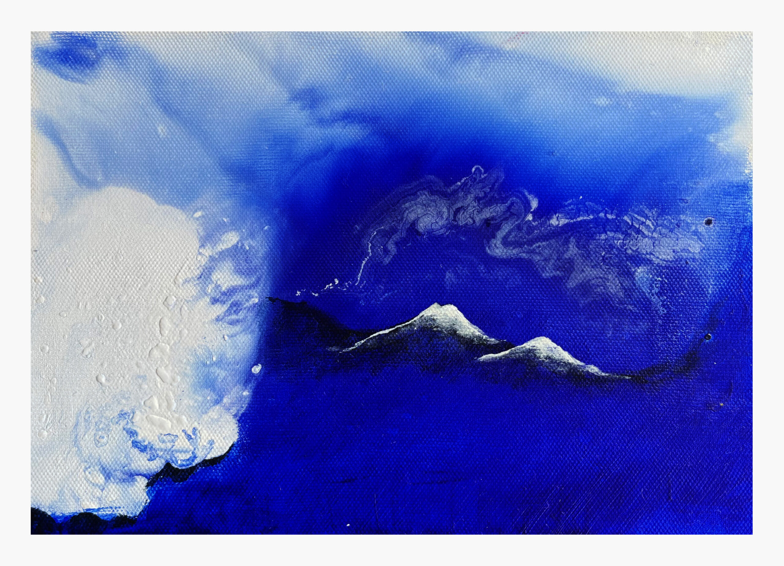 アクリル画 のおすすめ作品・人気作家 抽象画 青 広島 -hiroshima- インテリア絵画 アート