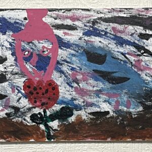 デジタルイラスト のおすすめ作品・人気作家 魔界嵐女性美しい人アクリルイラスト絵画 魔界の嵐と美しい人 インテリア絵画 アート