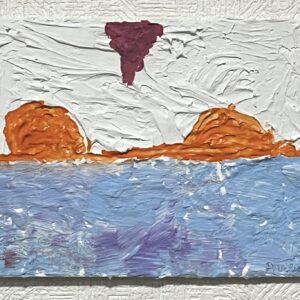 手描きイラスト のおすすめ作品・人気作家 ビキニ海夕陽アクリル石膏イラスト ニキビキビキニ インテリア絵画 アート