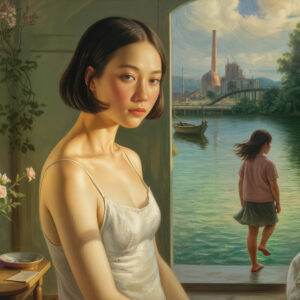 版画 のおすすめ作品・人気作家 人物 女性 夢 過去 風景 幻想回顧 -20250622-g インテリア絵画 アート