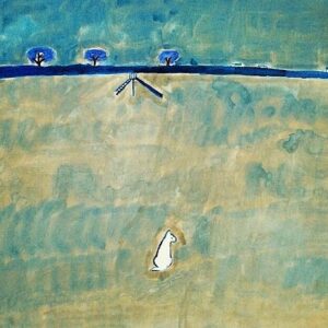 アクリル画 のおすすめ作品・人気作家 犬 blue アクリル画 心象風景 水彩 水彩絵の具 青 風景 風景画， 六月の夜のどこかで インテリア絵画 アート