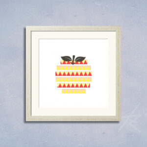 デジタルイラスト のおすすめ作品・人気作家 カラフル デジタルアート フルーツ 切り絵 幾何学 貼り絵 カラフル 5 インテリア絵画 アート