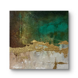 アクリル画 のおすすめ作品・人気作家 自然　ゴールド Hidden Lake インテリア絵画 アート