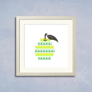 デジタルイラスト のおすすめ作品・人気作家 カラフル デジタルアート フルーツ 切り絵 幾何学 貼り絵 カラフル 9 インテリア絵画 アート