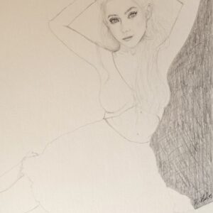 デッサン 素描 のおすすめ作品・人気作家 スケッチ デッサン 女 素描 girl インテリア絵画 アート