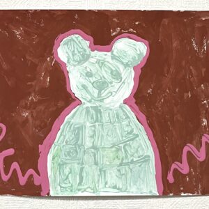 手描きイラスト のおすすめ作品・人気作家 くま神神様アクリルイラスト絵画 くま神様 インテリア絵画 アート