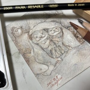 絵画 のおすすめ作品・人気作家 動物 夜中のホラー映画鑑賞 インテリア絵画 アート