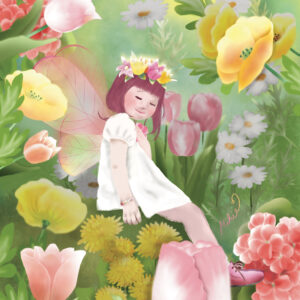 デジタルイラスト のおすすめ作品・人気作家 花 妖精 In My Garden インテリア絵画 アート
