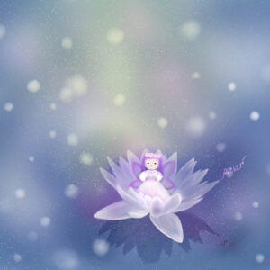 イラスト のおすすめ作品・人気作家 妖精 睡蓮 A Flower in Winter インテリア絵画 アート