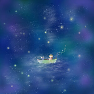 イラスト のおすすめ作品・人気作家 星 海 くま Night for Two インテリア絵画 アート