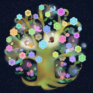 デジタルイラスト のおすすめ作品・人気作家 夢の木 Tree of Dreams インテリア絵画 アート