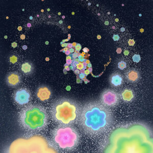 デジタルイラスト のおすすめ作品・人気作家 ゾウ 夢 Elephant of Dreams インテリア絵画 アート