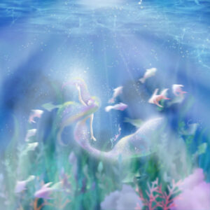 イラスト のおすすめ作品・人気作家 光 人魚 Towards the Light インテリア絵画 アート