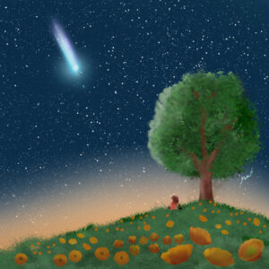 デジタルイラスト のおすすめ作品・人気作家 彗星 The Comet インテリア絵画 アート