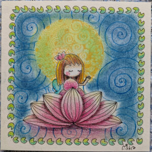 手描きイラスト のおすすめ作品・人気作家 妖精 瞑想 Meditation インテリア絵画 アート