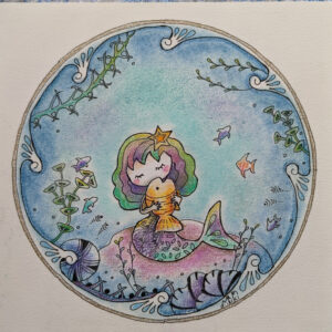 手描きイラスト のおすすめ作品・人気作家 人魚 Mermaid インテリア絵画 アート