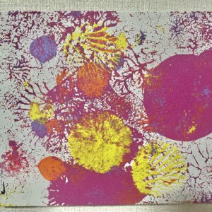 絵画 のおすすめ作品・人気作家 抽象画　ピンク 色彩の記譜 インテリア絵画 アート