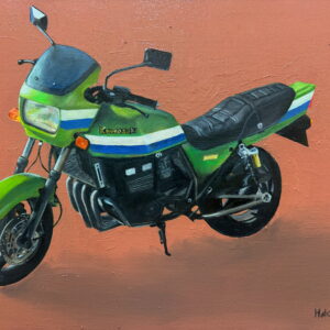 油絵 のおすすめ作品・人気作家 バイク　油絵 夏 インテリア絵画 アート