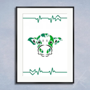 デジタルイラスト のおすすめ作品・人気作家 動物 緑 カラフル デジタルアート 切り絵 幾何学 生命 貼り絵 彩命 -DOU- 2 インテリア絵画 アート