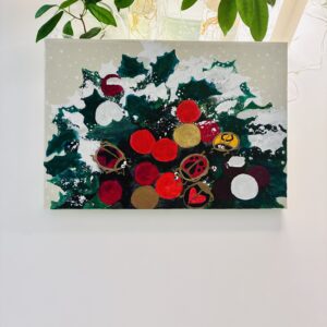 アクリル画 のおすすめ作品・人気作家 てんとう虫 クリスマス 雪 hide and seek インテリア絵画 アート