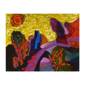 アクリル画 のおすすめ作品・人気作家 抽象画 アクリル画 太陽 風景画 The Sun インテリア絵画 アート