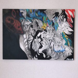 画家 真央カカ 2012年　比治山大学短期大学部彫刻科コース　卒業