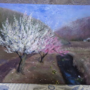 油絵 のおすすめ作品・人気作家 梅 岩船の春 インテリア絵画 アート