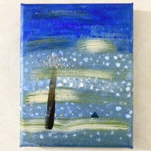 アクリル画 のおすすめ作品・人気作家 抽象画 アクリル画 ブルー 心象風景 風景画 その場所で インテリア絵画 アート