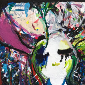 アクリル画 のおすすめ作品・人気作家 うさぎ カラフル 絵 No title インテリア絵画 アート