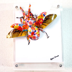 彫刻 レリーフ 立体アート のおすすめ作品・人気作家 立体 contemporary クワガタ コンテンポラリーアート ポップアート 彫刻 昆虫 旅立ちは花々に覆われて インテリア絵画 アート