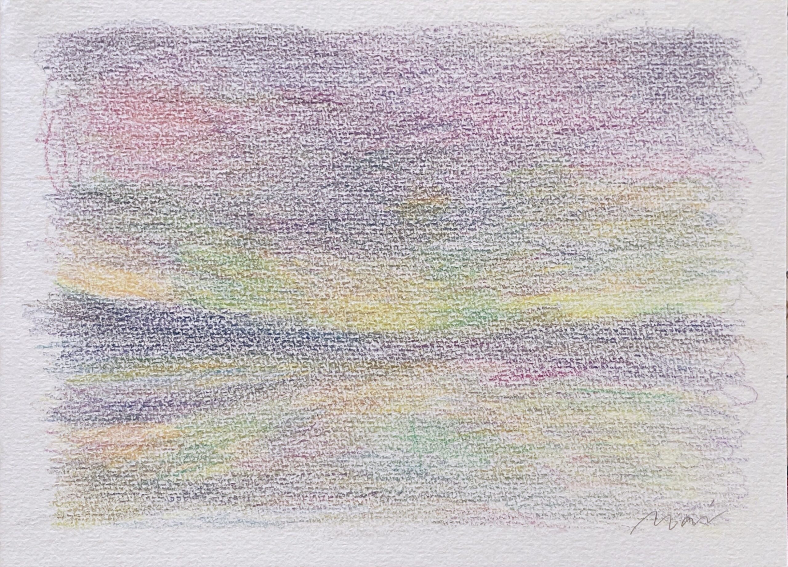 絵画 のおすすめ作品・人気作家 夜 オーロラ 夜空 空 色鉛筆 aurora 01 インテリア絵画 アート