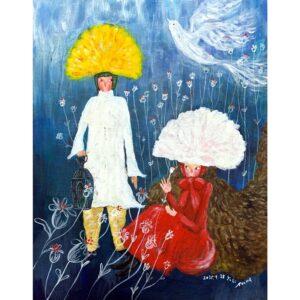 絵画 のおすすめ作品・人気作家 植物 ブルー 癒し 絵画 告白 インテリア絵画 アート