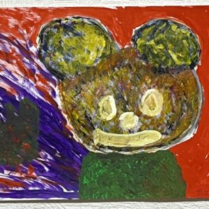 手描きイラスト のおすすめ作品・人気作家 謎くまイラスト絵画手描き 謎のくまさま 略して謎くま インテリア絵画 アート