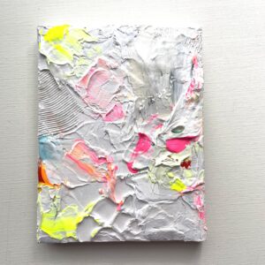 アクリル画 のおすすめ作品・人気作家 抽象画 猫 白 インテリアアート シンプル テクスチャーアート モダンアート 小さな絵 現代アート 癒し mi インテリア絵画 アート