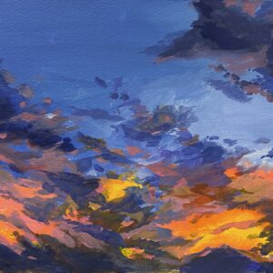 アクリル画 のおすすめ作品・人気作家 夕暮れ 夕焼け 空 夕映え インテリア絵画 アート
