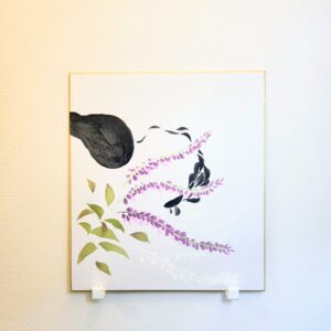 水彩画 のおすすめ作品・人気作家 水墨画墨彩画 秋 amethyst sage 01 25 インテリア絵画 アート